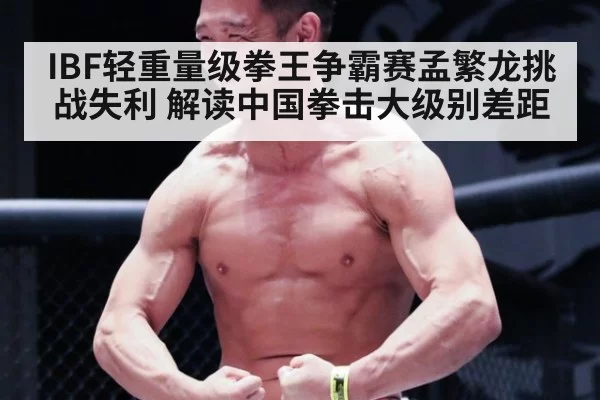 IBF轻重量级拳王争霸赛孟繁龙挑战失利 解读中国拳击大级别差距