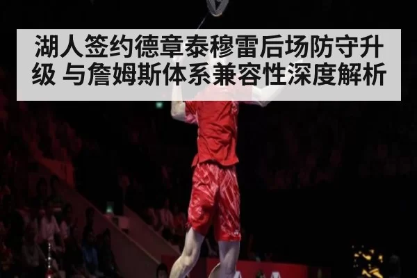 湖人签约德章泰穆雷后场防守升级 与詹姆斯体系兼容性深度解析